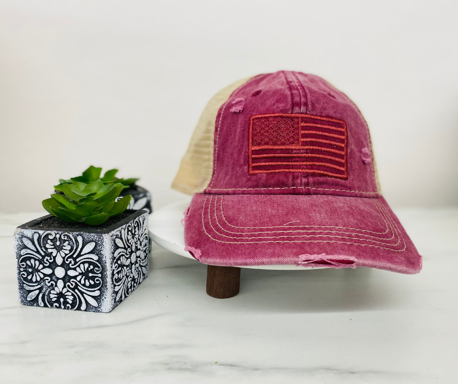 American Flag Hat