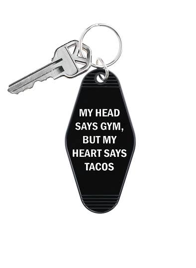 My Head Says Gym Keychain - Holden Hearts