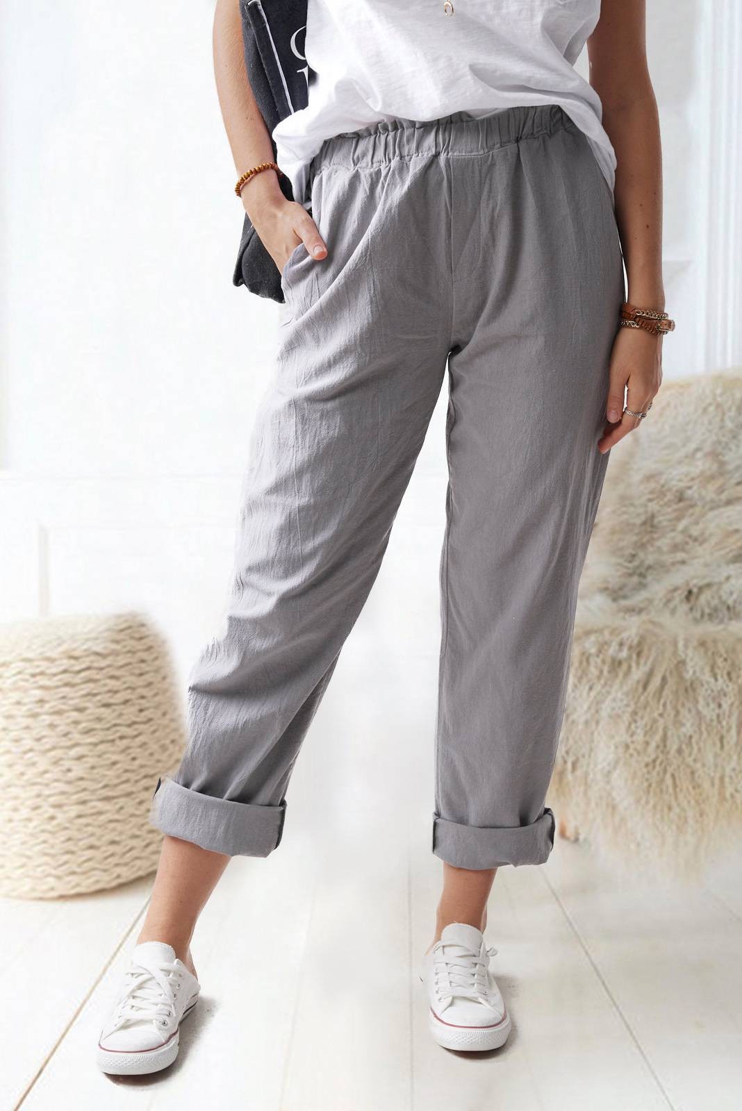 Meet Me at the Beach Linen Pants - Holden Hearts