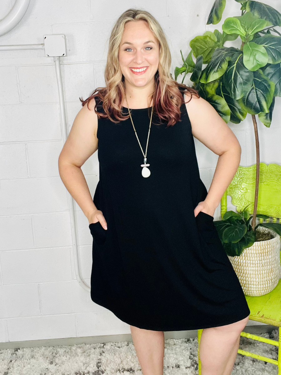 Black Night On the Town Swing Dress - Holden Hearts