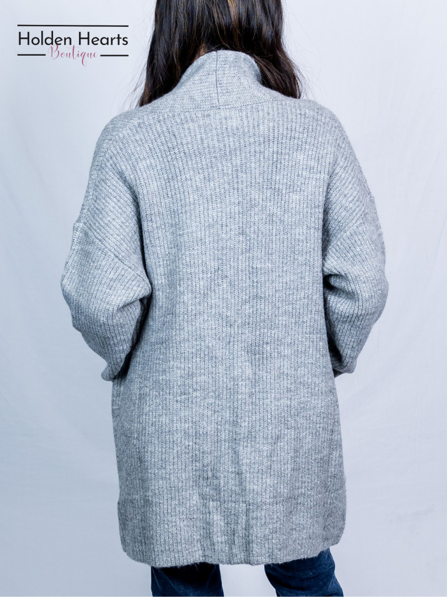 Grey Gentle Hug Cardigan - Holden Hearts