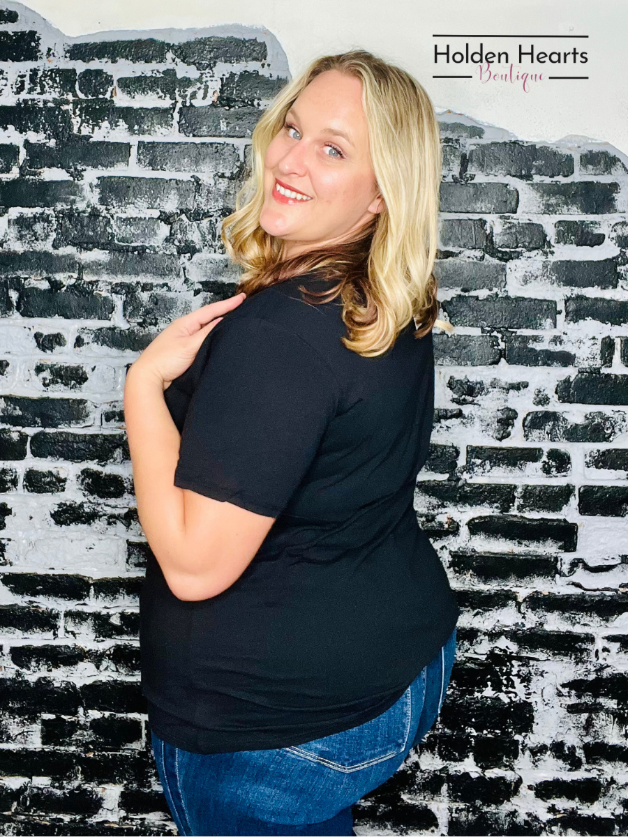 Black Daily Fave Tee - Holden Hearts