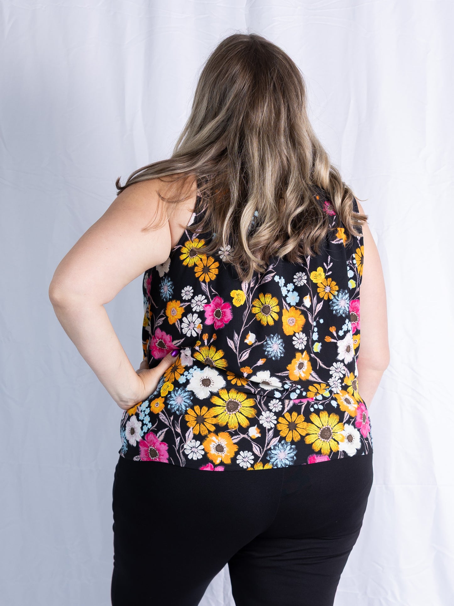 Floral Bow Breeze Tank