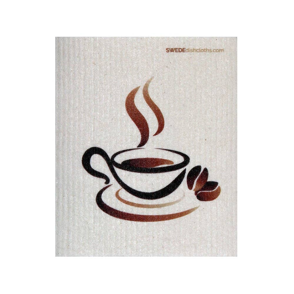 Swedish Dishcloth Steaming Coffee
