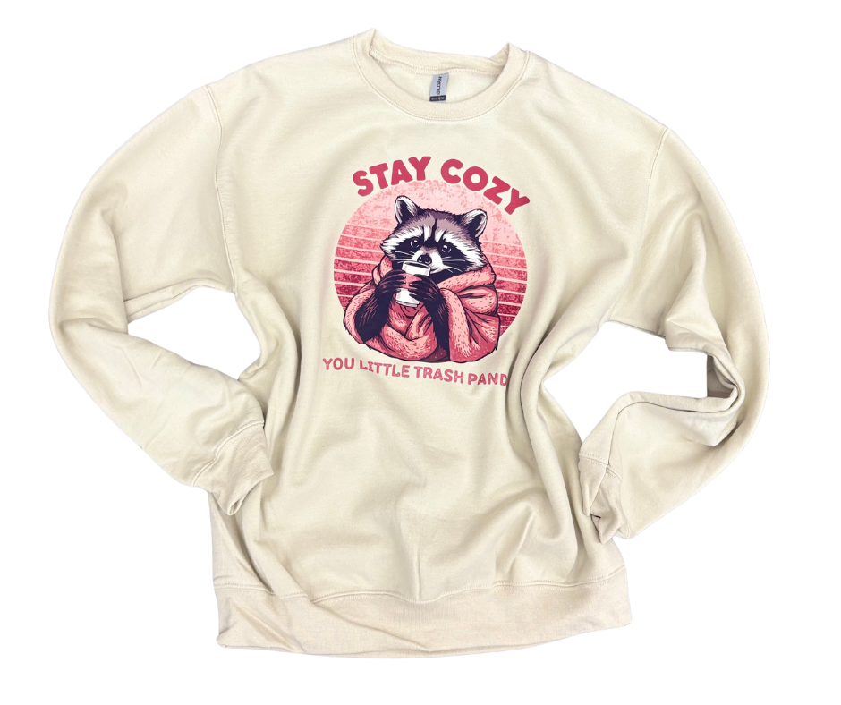 Cozy Trash Panda Pullover