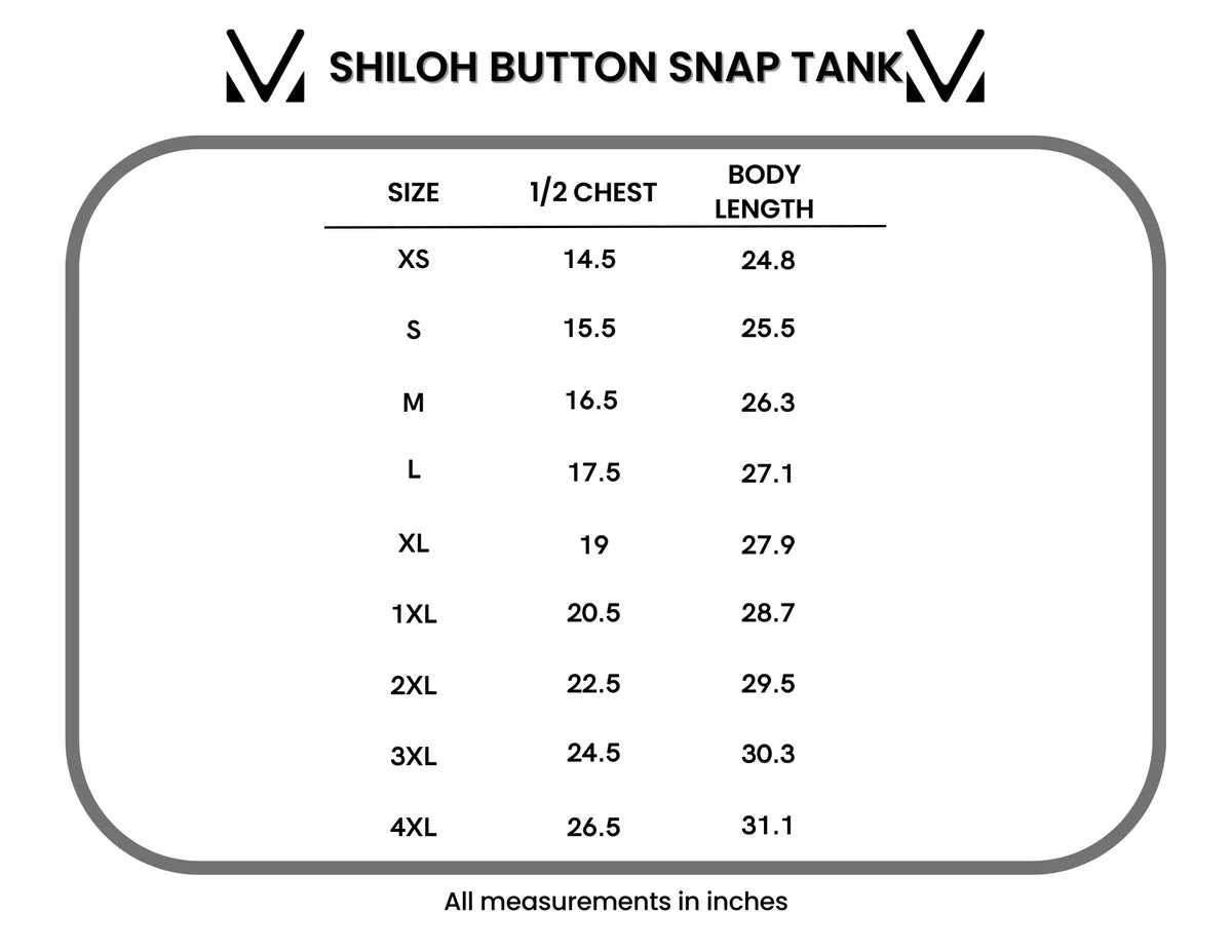 IN STOCK Shiloh Button Snap Tank - Dusty Rose