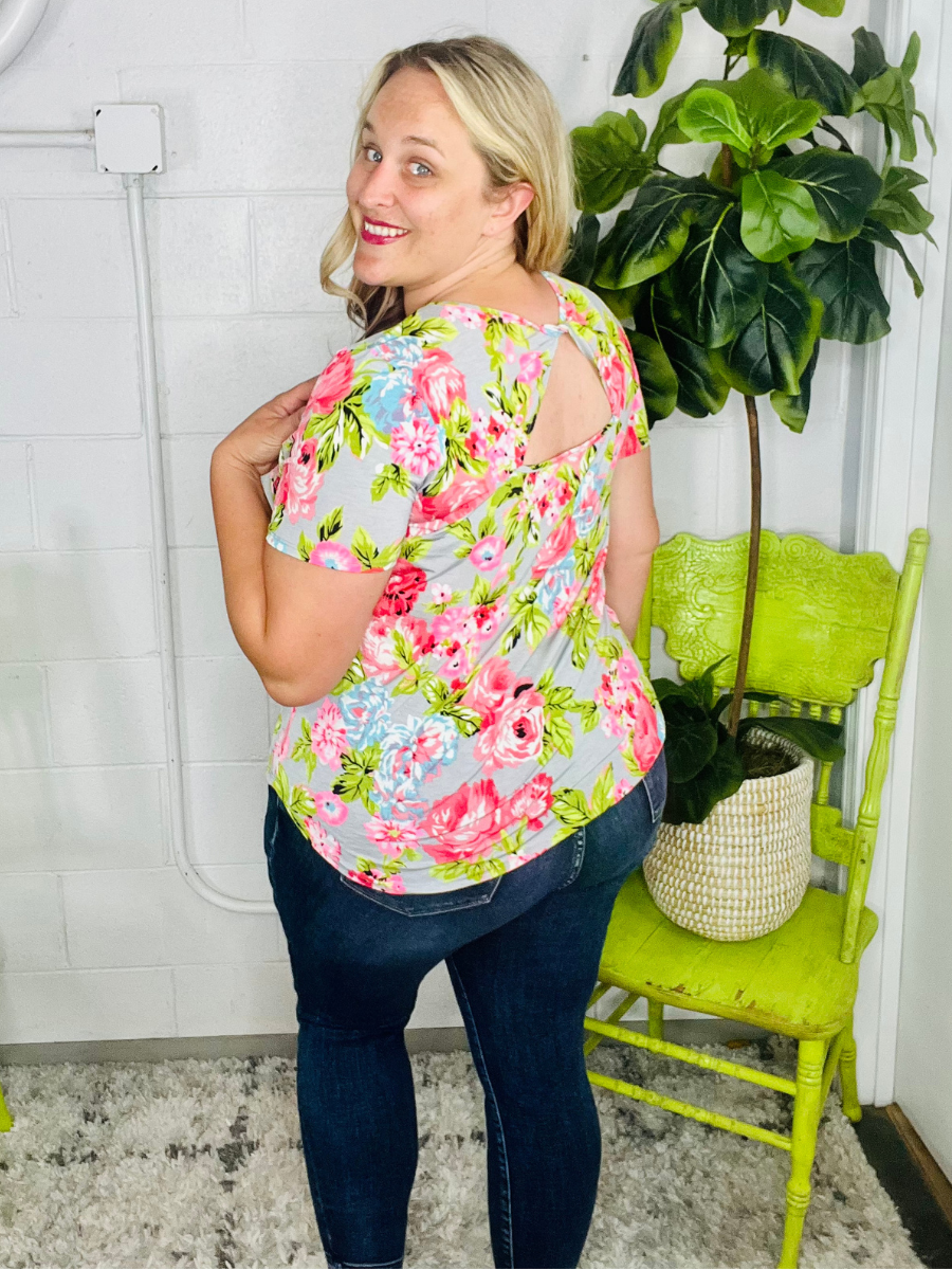 Peek-A-Bloom Blouse - Holden Hearts
