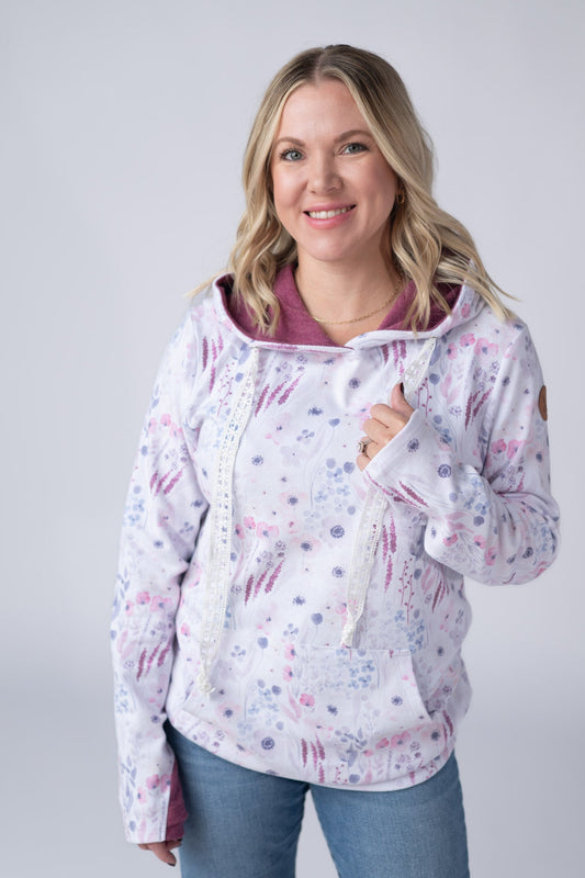 IN STOCK Hailey Pullover Hoodie - Wildflower Gardens FINAL SALE