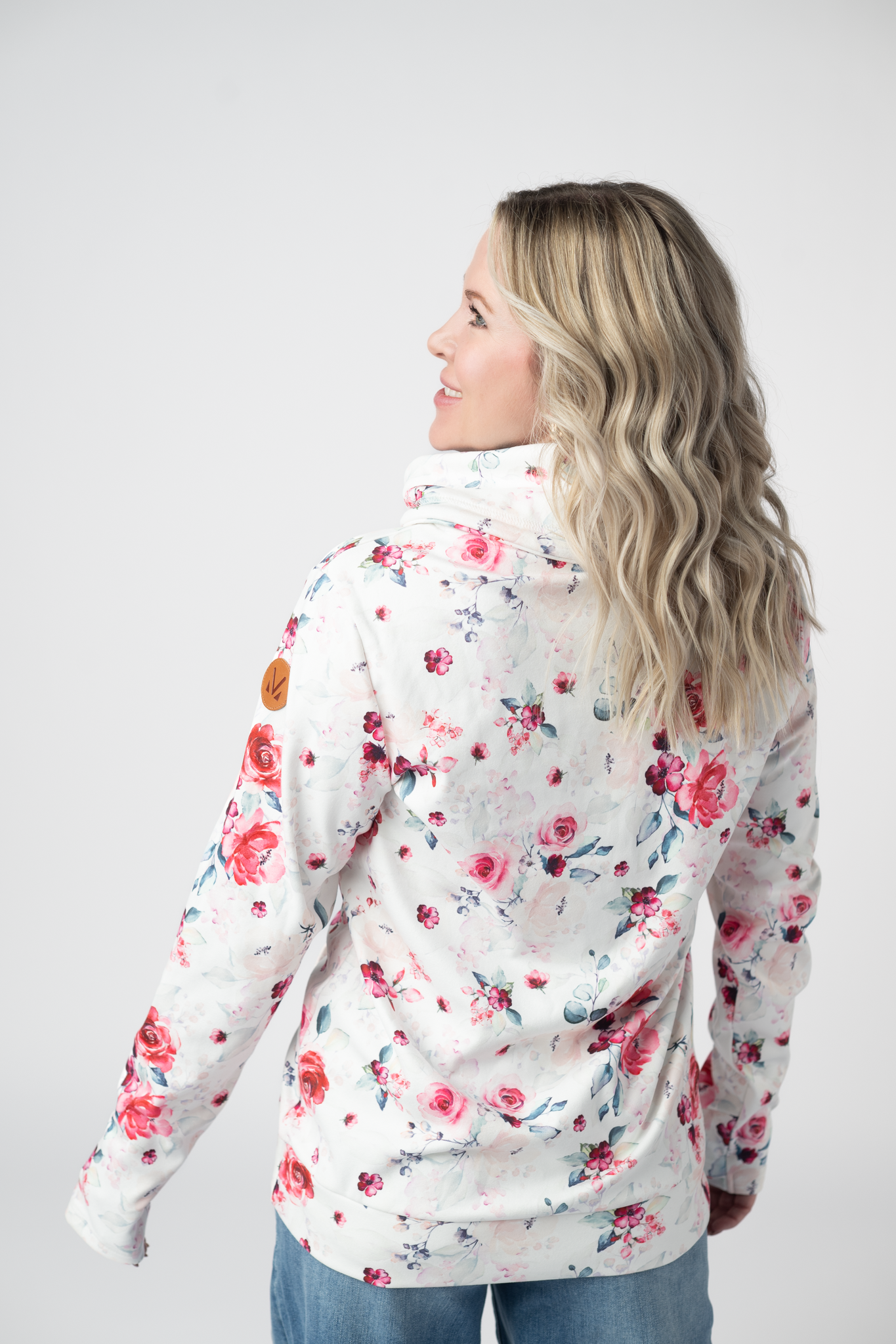 IN STOCK Soft Funnel Neck - Pink Bloom FINAL SALE
