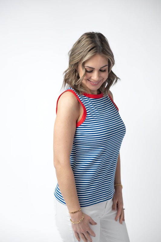 IN STOCK Classic Tank - Patriotic Stripes FINAL SALE