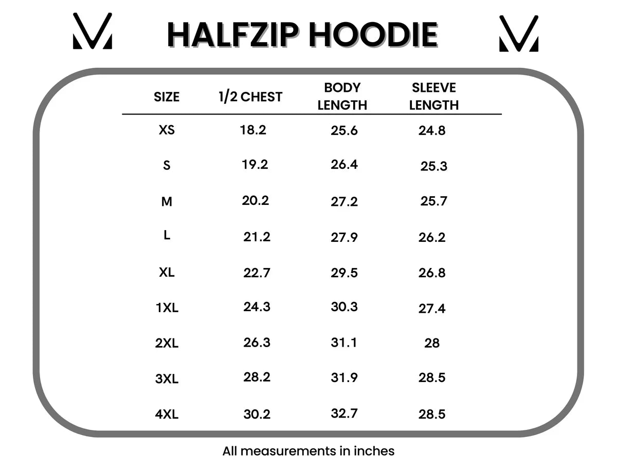 IN STOCK HalfZip Hoodie - Wildflower Gardens FINAL SALE