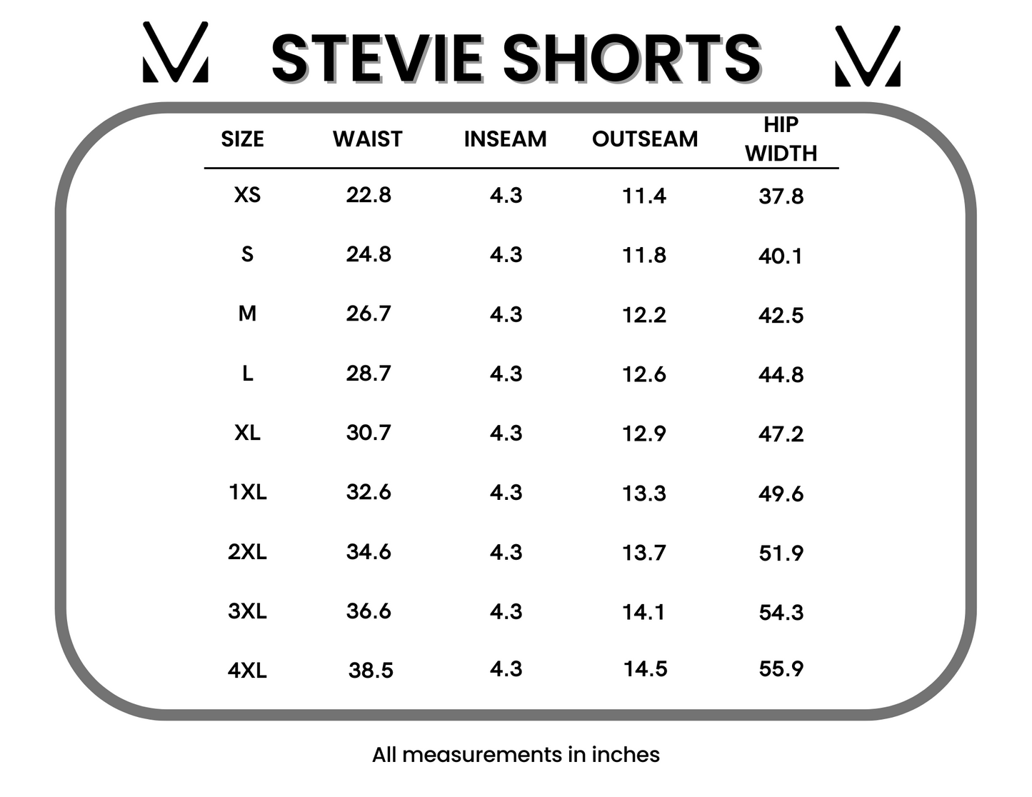 *French Terry Stevie Shorts - Black*