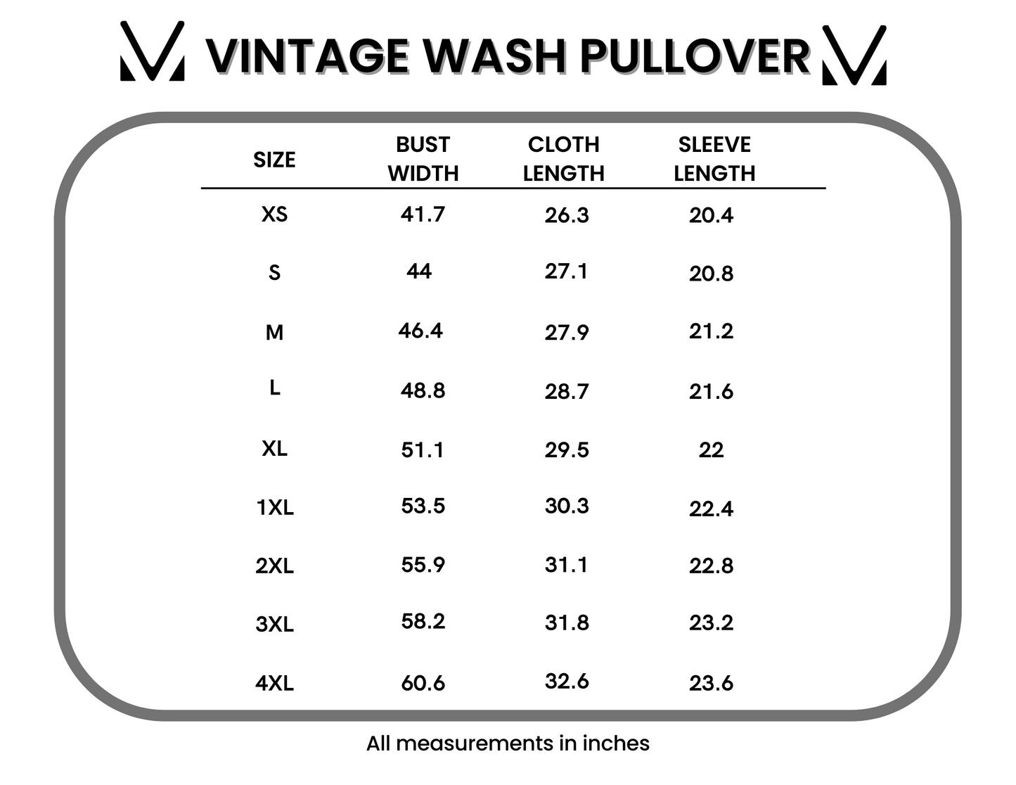 *Vintage Wash Pullover - Black*