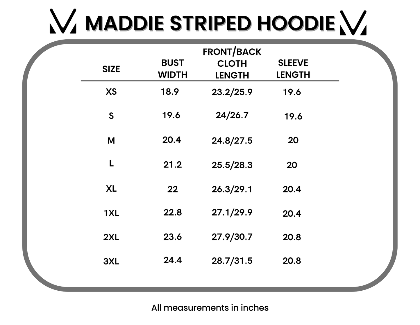 IN STOCK Maddie Striped Hoodie - Natural FINAL SALE