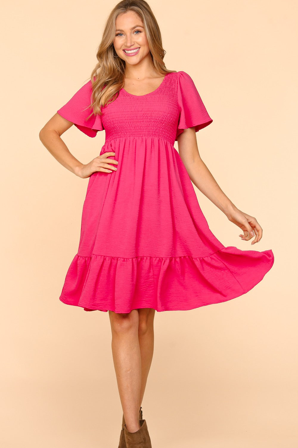 Pink Twirling with Joy Dress