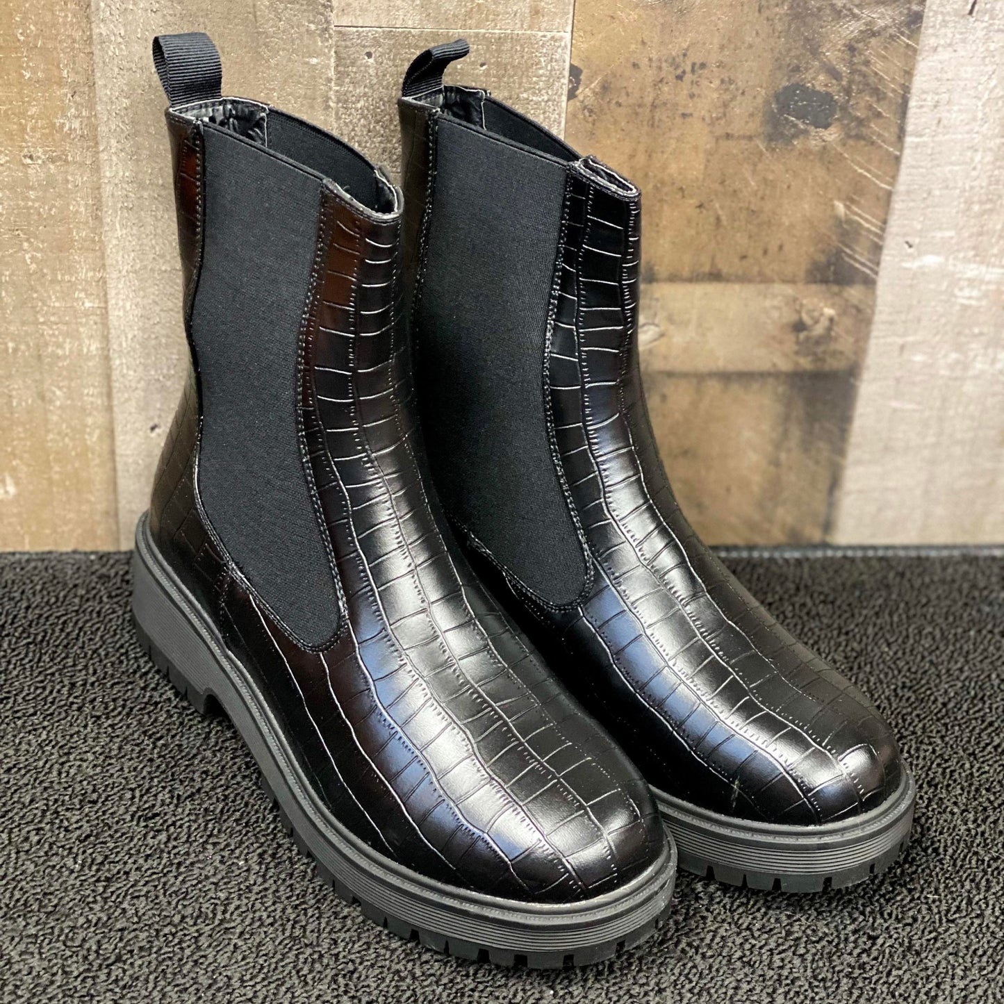 Power Moves in Black Crocodile - Holden Hearts