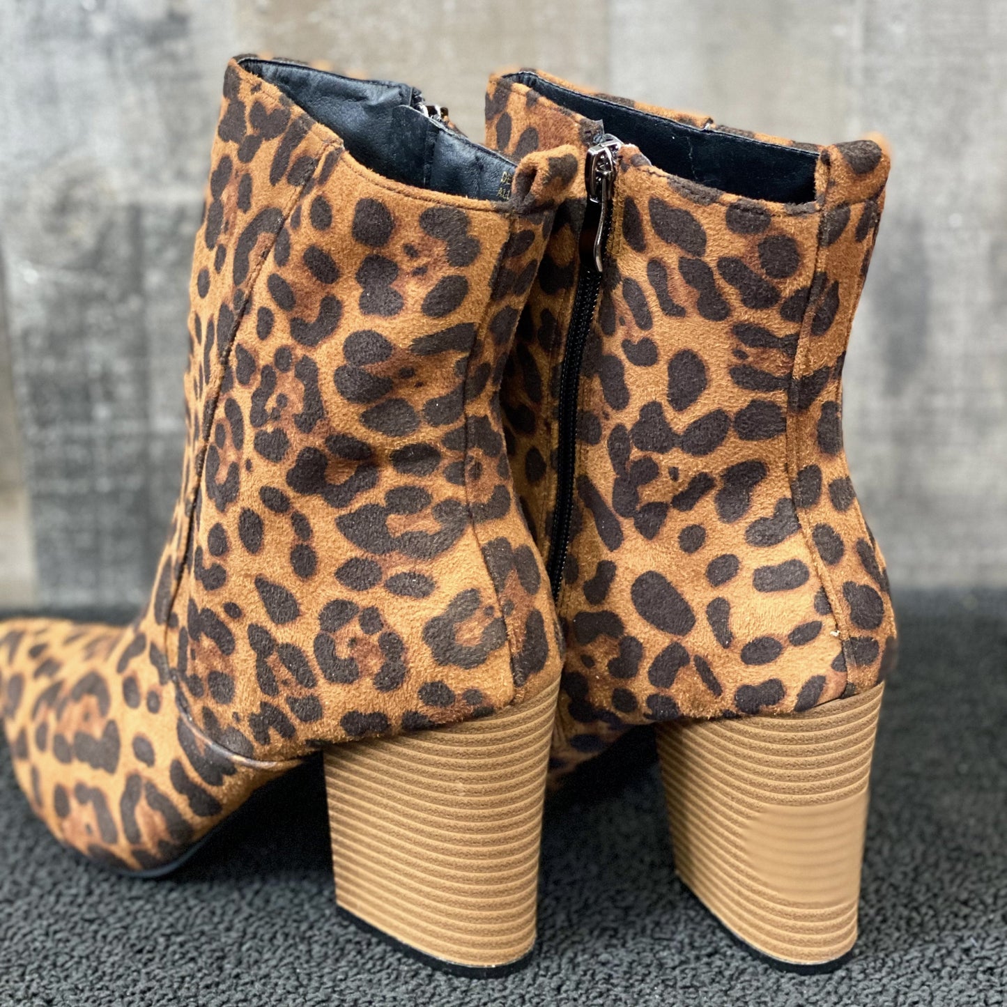 Money Moves Bootie in Leopard - Holden Hearts