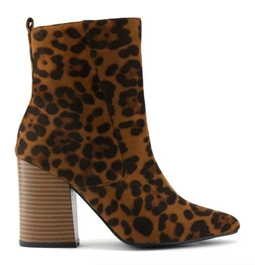Money Moves Bootie in Leopard - Holden Hearts