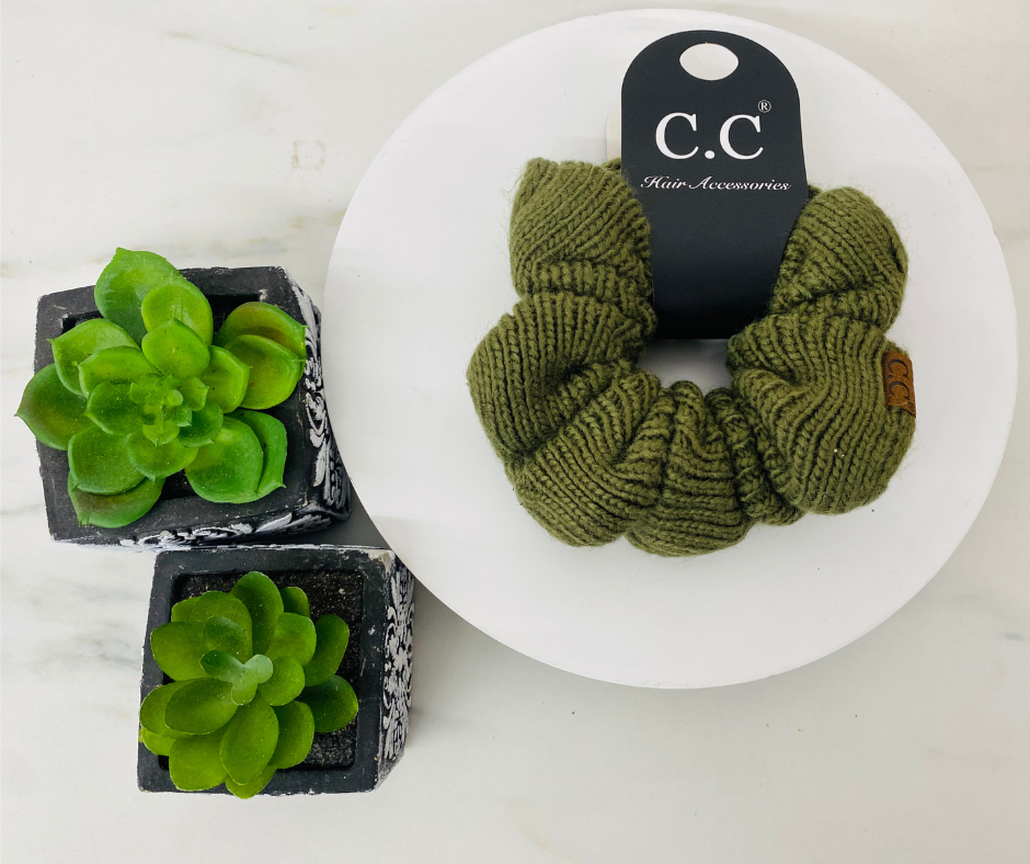C.C Knit Scrunchie