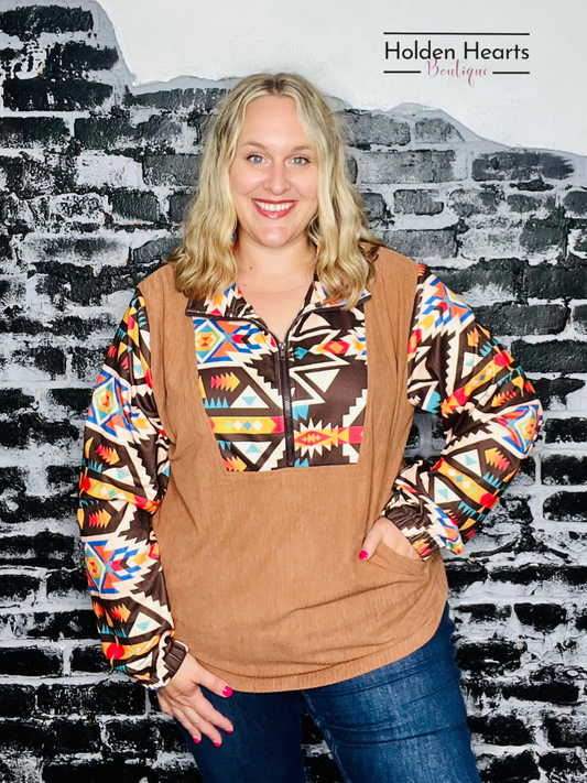 Hersman Half Zip Pullover - Holden Hearts
