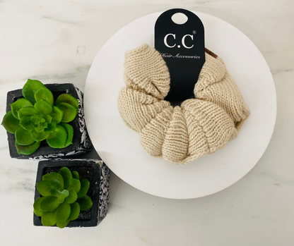 C.C Knit Scrunchie