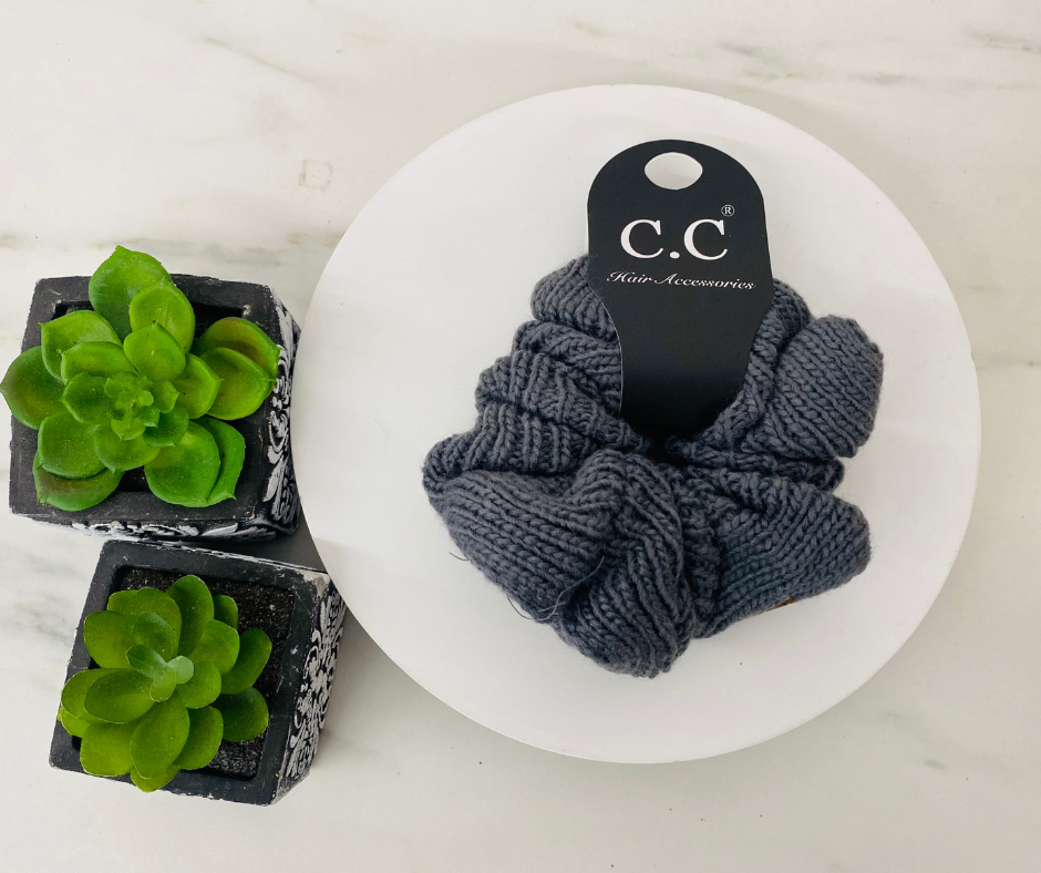 C.C Knit Scrunchie