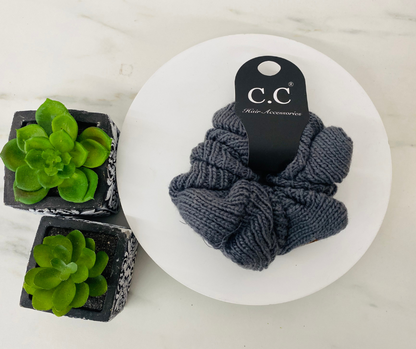 C.C Knit Scrunchie