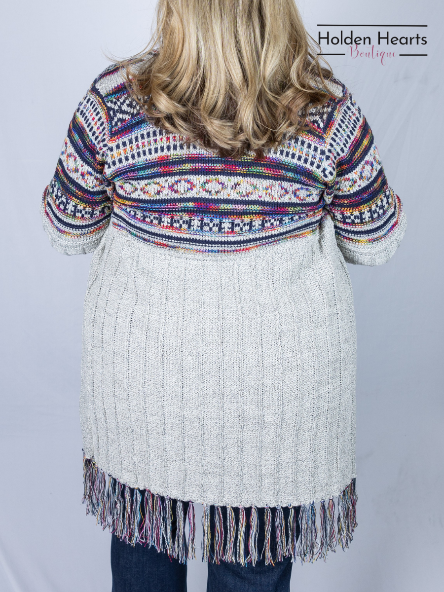 Desert Dreams Cardigan in Oatmeal - Holden Hearts