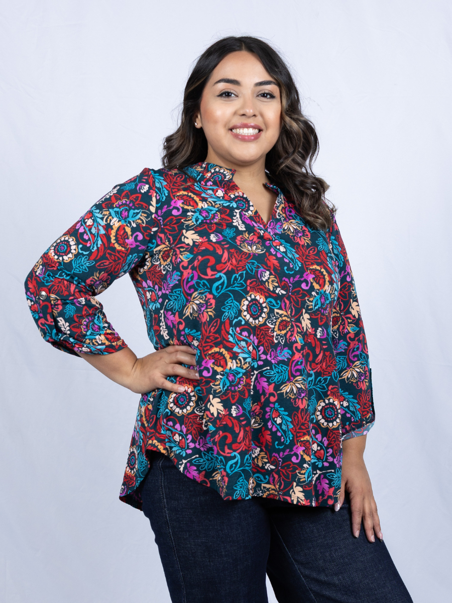 Lizzy 3/4 Sleeve Top