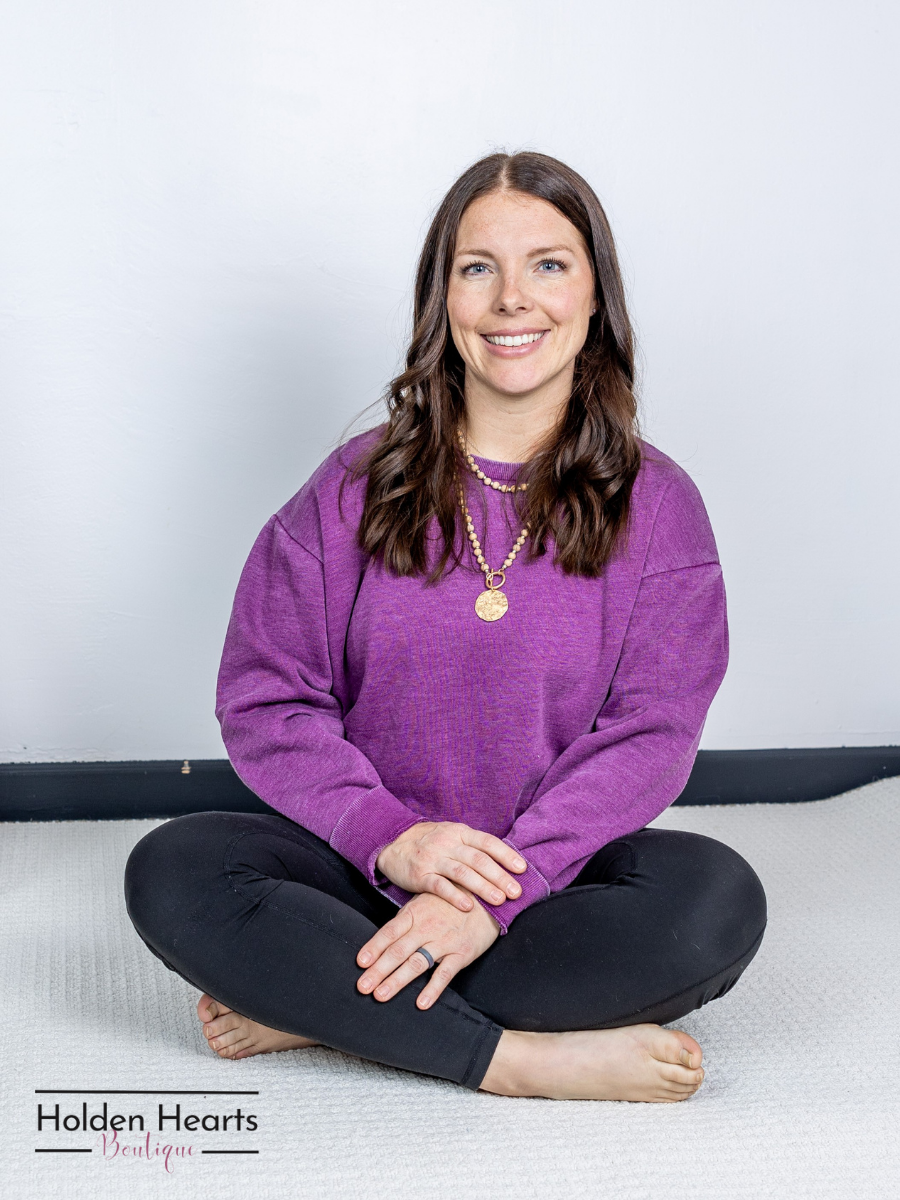 Purple Vintage Wash Pullover - Holden Hearts