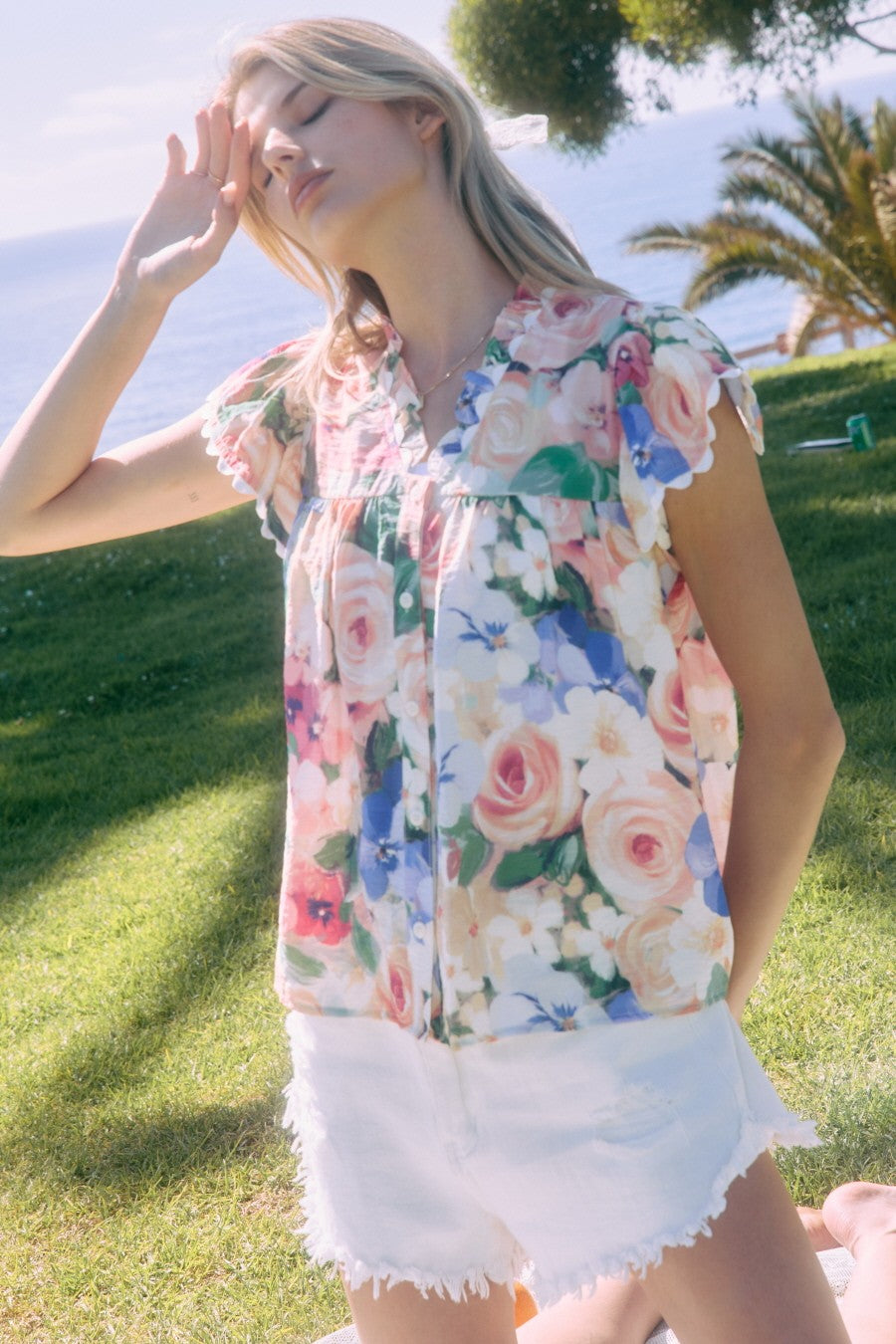 Fresh Start Floral Blouse