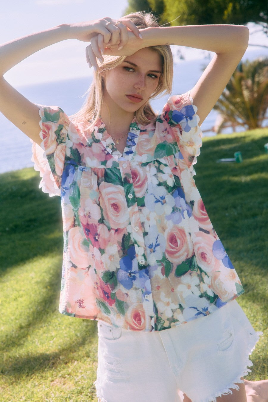 Fresh Start Floral Blouse