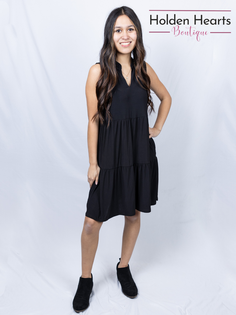 Lizzy Ruffle Dress - Holden Hearts