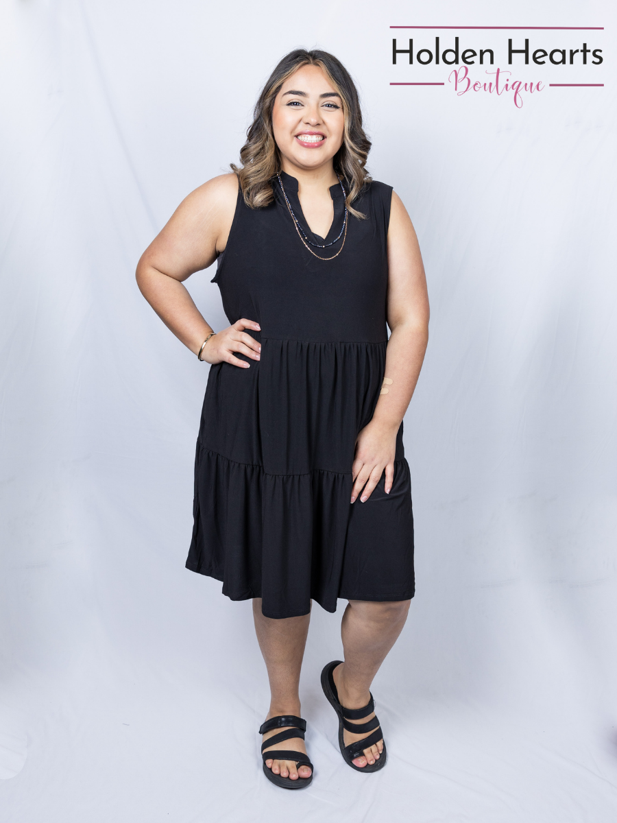 Lizzy Ruffle Dress - Holden Hearts