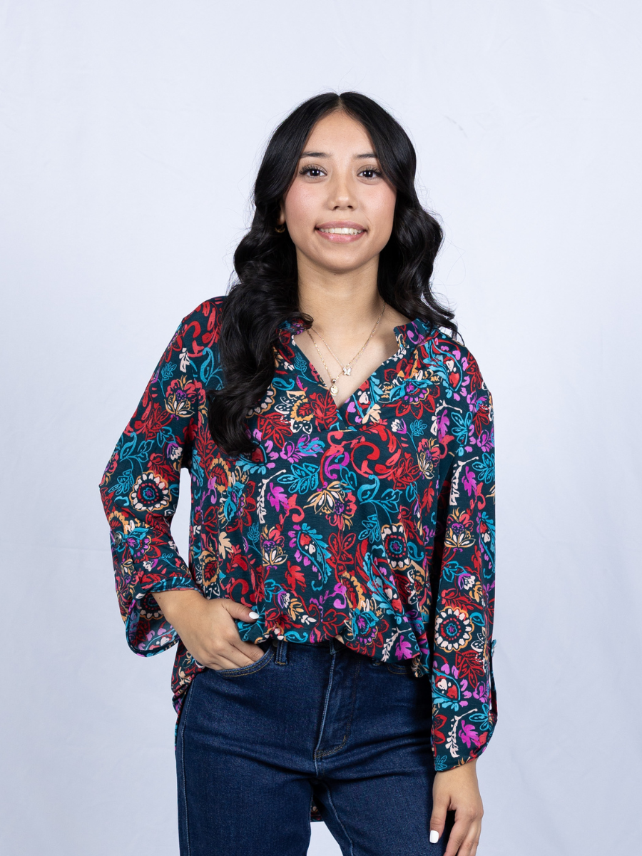Lizzy 3/4 Sleeve Top