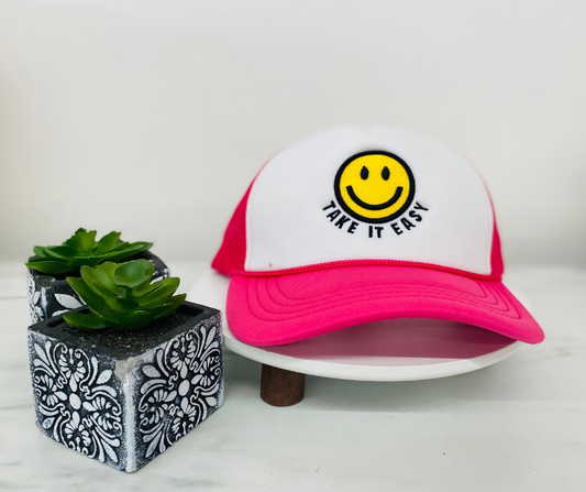 Take It Easy Smile Hat