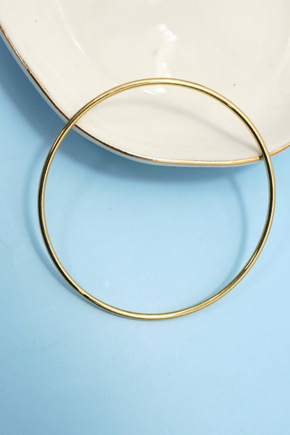 18K NON-TARNISH WATERPROOF STAINLESS STEEL BANGLE |40B5237