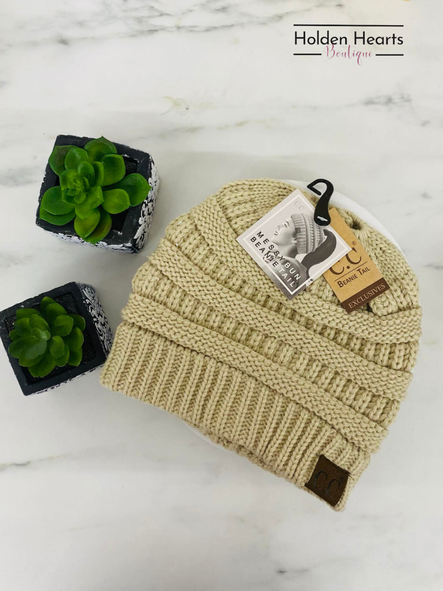 Ponytail Beanie - Holden Hearts