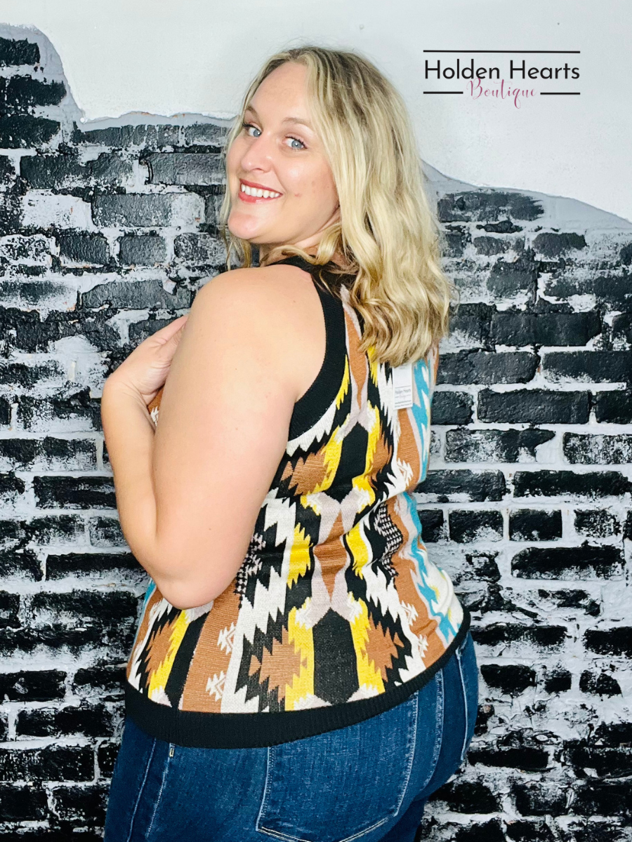 Stagecoach Sweater Tank - Holden Hearts