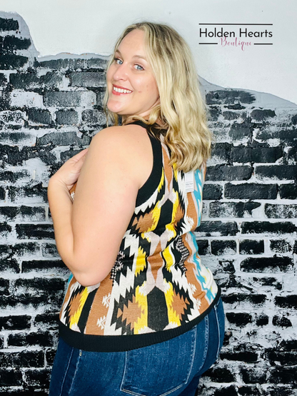 Stagecoach Sweater Tank - Holden Hearts