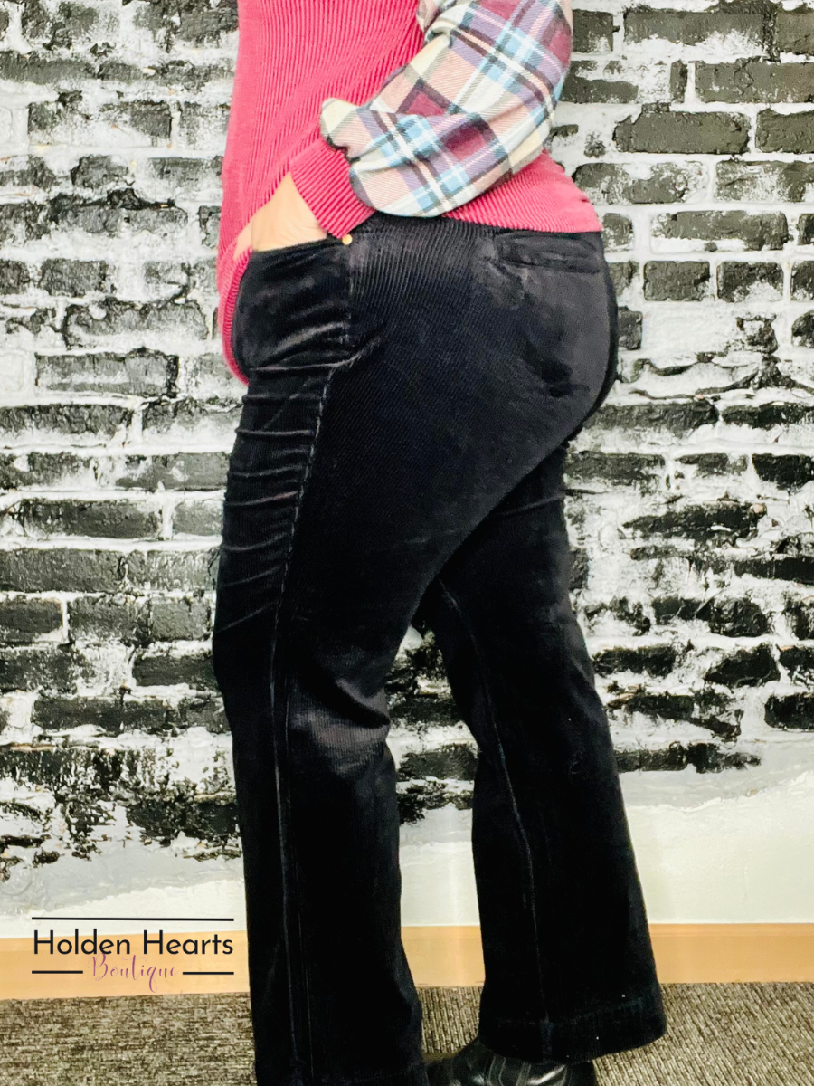 Feeling Luxurious Wide Leg Trousers - Holden Hearts