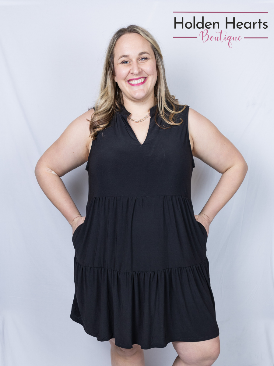 Lizzy Ruffle Dress - Holden Hearts