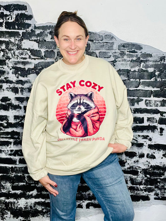 Cozy Trash Panda Pullover