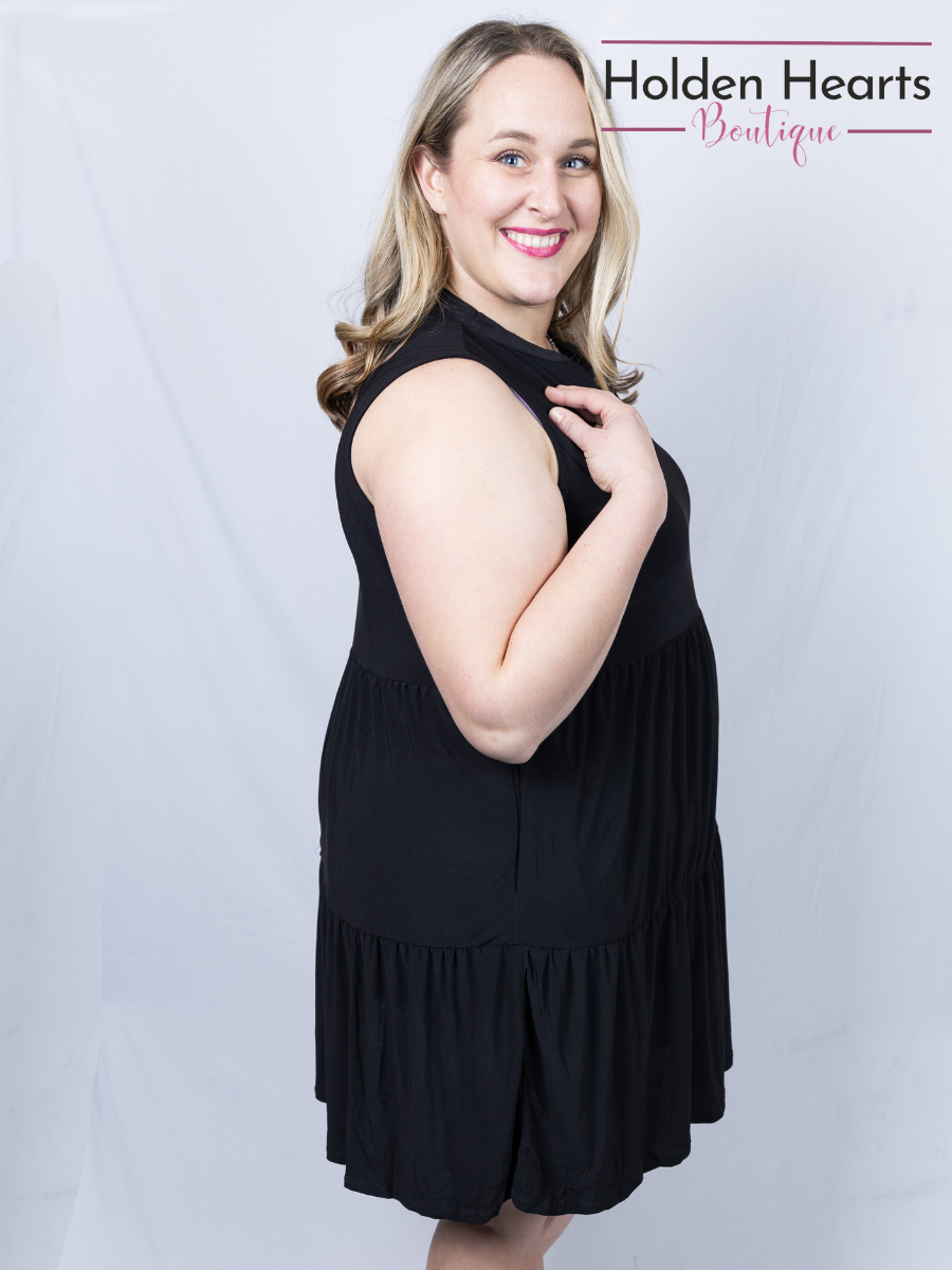 Lizzy Ruffle Dress - Holden Hearts