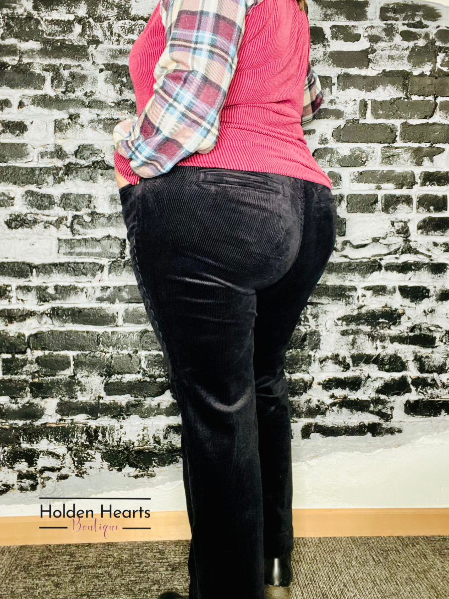 Feeling Luxurious Wide Leg Trousers - Holden Hearts