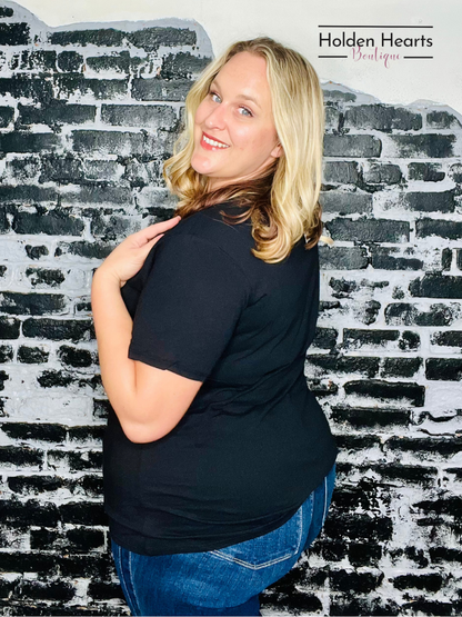 Black Daily Fave Tee - Holden Hearts