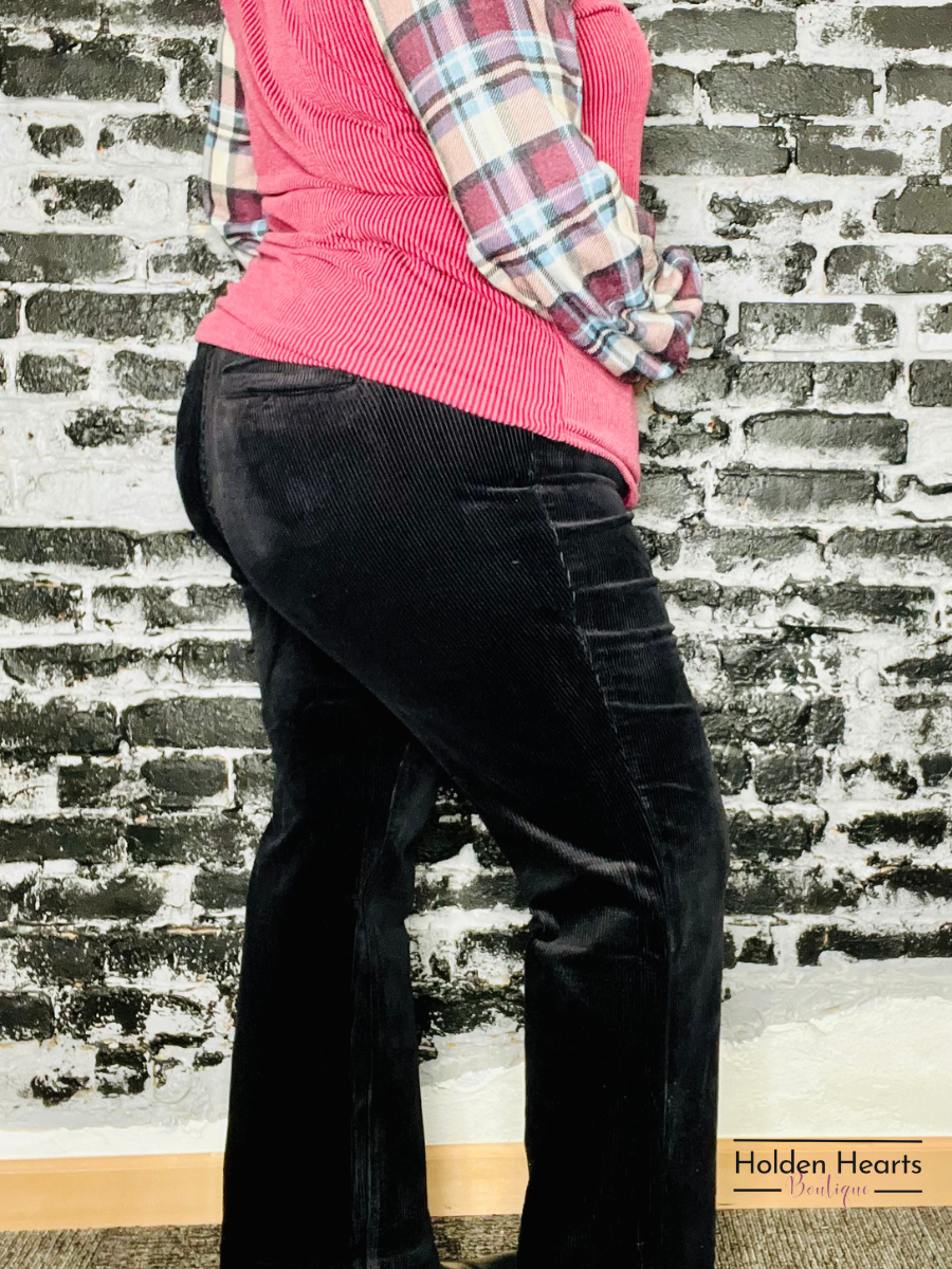 Feeling Luxurious Wide Leg Trousers - Holden Hearts