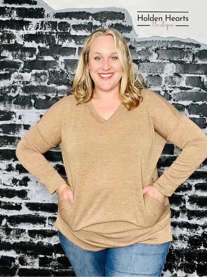 Mocha Classic Comfort Long Sleeve - Holden Hearts