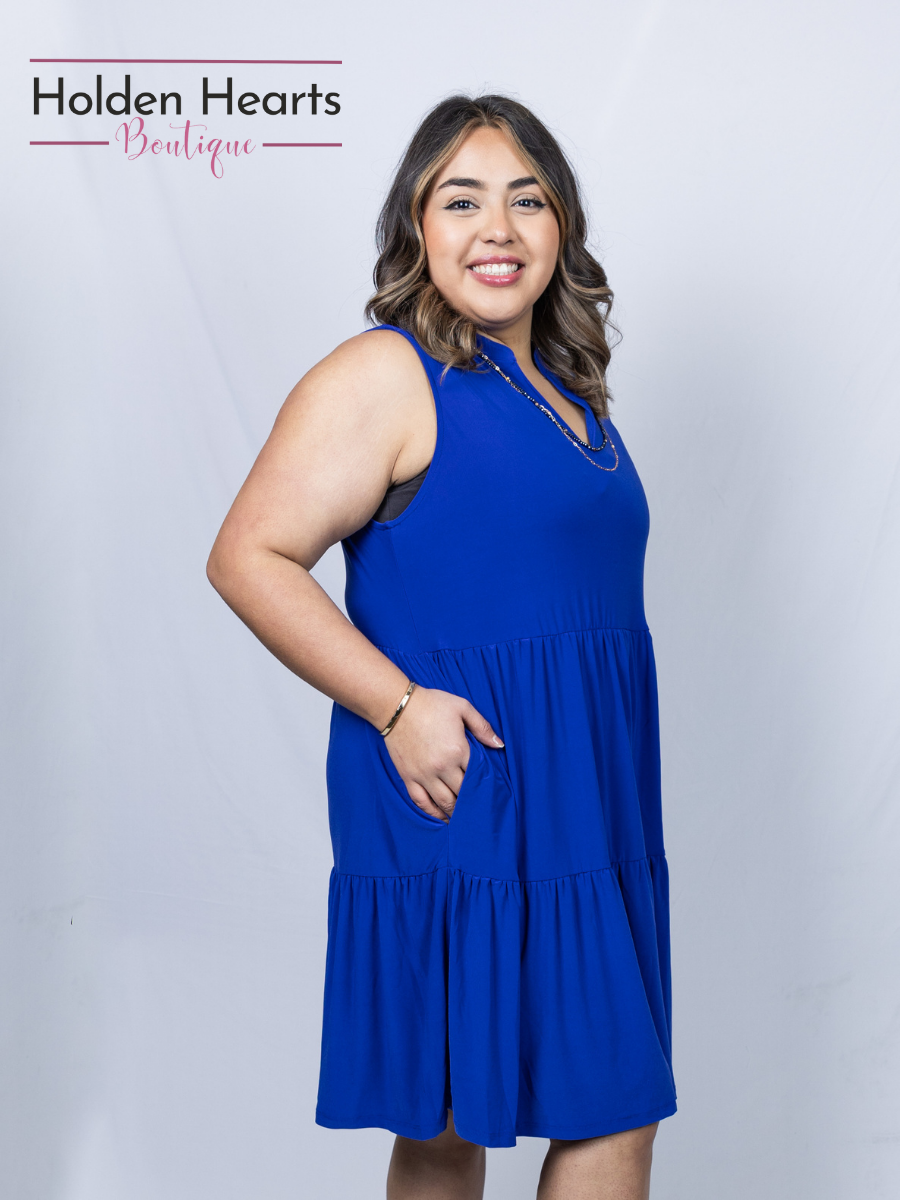 Lizzy Ruffle Dress - Holden Hearts