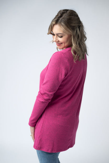 IN STOCK Cori Cardigan - Hot Pink FINAL SALE